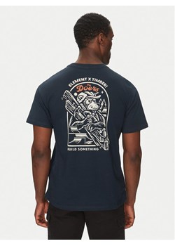 Element T-Shirt ELYZT00520 Granatowy Regular Fit ze sklepu MODIVO w kategorii T-shirty męskie - zdjęcie 186140797