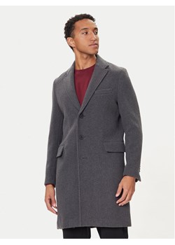 United Colors Of Benetton Płaszcz wełniany 2X59UN05M Szary Regular Fit ze sklepu MODIVO w kategorii Płaszcze męskie - zdjęcie 186140825