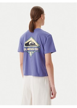 Quiksilver T-Shirt EQWZT03181 Fioletowy Relaxed Fit ze sklepu MODIVO w kategorii Bluzki damskie - zdjęcie 186140896