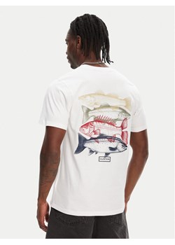 Hunter T-Shirt Raasay Graphic HARM0034251 Biały Regular Fit ze sklepu MODIVO w kategorii T-shirty męskie - zdjęcie 186140928