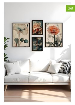 ABERTO DESIGN Druki artystyczne (4 szt.) w ramce ze sklepu Limango Polska w kategorii Obrazy - zdjęcie 186144095