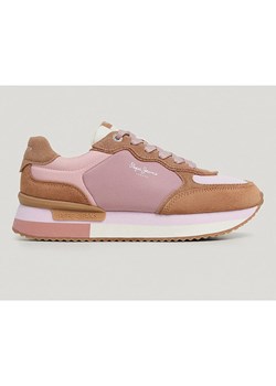 Pepe Jeans FOOTWEAR Sneakersy &quot;Rusper Mania&quot; w kolorze jasnoróżowo-jasnobrązowym ze sklepu Limango Polska w kategorii Buty sportowe damskie - zdjęcie 186144228