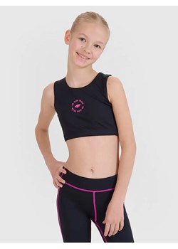 4F Biustonosz sportowy w kolorze czarnym ze sklepu Limango Polska w kategorii Staniki dla dziewczynki - zdjęcie 186144258