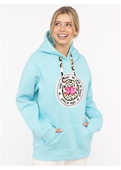Zwillingsherz Bluza &quot;Kelly&quot; w kolorze turkusowym ze sklepu Limango Polska w kategorii Bluzy damskie - zdjęcie 186146637