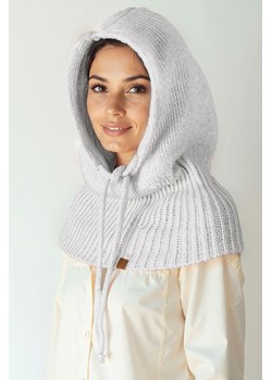 Kaptur balaclava Vivisence 70110 jasny szary ze sklepu kontri.pl w kategorii Czapki zimowe damskie - zdjęcie 186147195