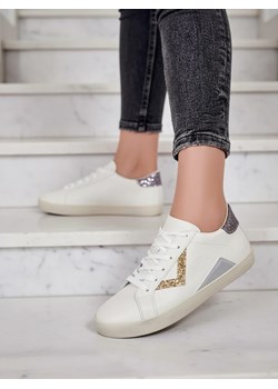 Royalfashion Sportowe sneakersy damskie z ozdobami Ginn ze sklepu royalfashion.pl w kategorii Trampki damskie - zdjęcie 186147706
