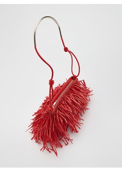 Reserved - Torebka na ramię z frędzlami - czerwony ze sklepu Reserved w kategorii Kopertówki - zdjęcie 186148616