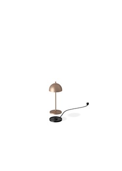Lampka LED z akumulatorem restauracyjna FIORE MICRO w kolorze szczotkowanego brązu 6 sztuk/komplet ze sklepu Lysne w kategorii Lampy stołowe - zdjęcie 186149406