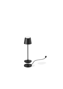 Ledowa lampka akumulatorowa do restauracji LUNA MICRO w czarnym macie 6 sztuk/komplet ze sklepu Lysne w kategorii Lampy stołowe - zdjęcie 186149445