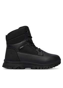 Śniegowce Calvin Klein Lace-Up Bootie V3X5-83190-1485 D Czarny ze sklepu eobuwie.pl w kategorii Buty zimowe dziecięce - zdjęcie 186149778