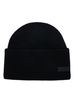 Czapka Calvin Klein Essential Patch Docker K50K510662 Czarny ze sklepu eobuwie.pl w kategorii Czapki zimowe męskie - zdjęcie 186149799