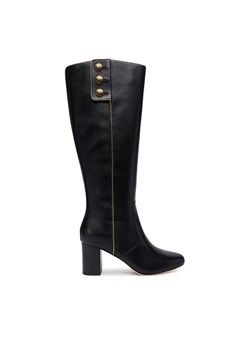 Kozaki LAUREN RALPH LAUREN 802980067001 Czarny ze sklepu eobuwie.pl w kategorii Kozaki damskie - zdjęcie 186149816