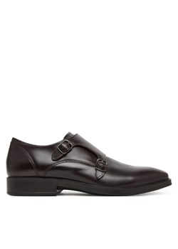 Półbuty ECCO Milan Double Monk-Strap 52333401072 Brązowy ze sklepu eobuwie.pl w kategorii Buty eleganckie męskie - zdjęcie 186149836