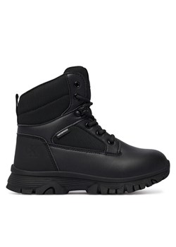 Śniegowce Calvin Klein Lace-Up Bootie V3X5-83190-1485 S Czarny ze sklepu eobuwie.pl w kategorii Buty zimowe dziecięce - zdjęcie 186149838
