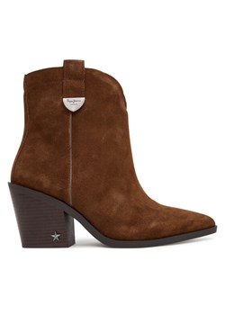 Kowbojki Pepe Jeans Gina City W PLS500013 Brązowy - id: 0000305416193 - marki Pepe Jeans - 186149839 Kowbojki Pepe Jeans Gina City W PLS500013 Brązowy ze sklepu eobuwie.pl w kategorii Botki - zdjęcie 186149839