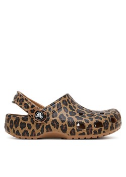 Klapki Crocs Classic Animal Clog 211881 Brązowy ze sklepu eobuwie.pl w kategorii Klapki dziecięce - zdjęcie 186149956