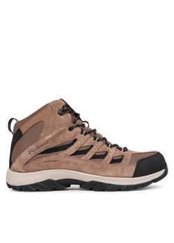 Columbia Trekkingi Crestwood Mid Waterproof 2100641 Brązowy ze sklepu MODIVO w kategorii Buty trekkingowe męskie - zdjęcie 186151207