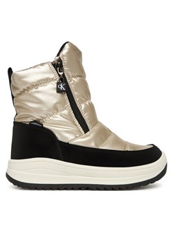 Calvin Klein Śniegowce Snow Boot V3A5-83140-1862 S Écru ze sklepu MODIVO w kategorii Buty zimowe dziecięce - zdjęcie 186151227