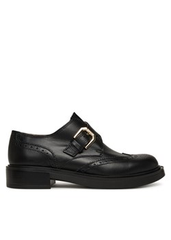 Pollini Oxfordy SA10263G0NTC0000 Czarny ze sklepu MODIVO w kategorii Półbuty damskie - zdjęcie 186151246