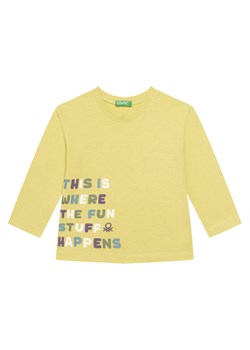 United Colors Of Benetton Bluzka 35RYG10K4 Zielony Regular Fit ze sklepu MODIVO w kategorii T-shirty chłopięce - zdjęcie 186151277