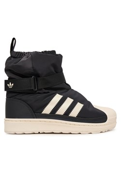 adidas Śniegowce Superstar 360 Winterized Boot JQ7949 Czarny ze sklepu MODIVO w kategorii Buty zimowe dziecięce - zdjęcie 186151285