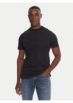 KARL LAGERFELD T-Shirt 755037 554227 Czarny Regular Fit ze sklepu MODIVO w kategorii T-shirty męskie - zdjęcie 186151348