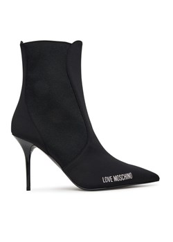 LOVE MOSCHINO Botki JA21059G0NIM0000 Czarny - id: 0000305645159 - marki Love Moschino - 186151428 LOVE MOSCHINO Botki JA21059G0NIM0000 Czarny ze sklepu MODIVO w kategorii Botki - zdjęcie 186151428