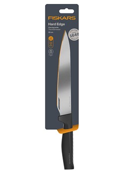 Fiskars Nóż &quot;Hard Edge&quot; w kolorze czarnym do krojenia mięsa - dł. 35 cm ze sklepu Limango Polska w kategorii Noże kuchenne - zdjęcie 186154026