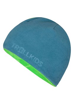 Trollkids Dwustronna czapka beanie &quot;Finnmark&quot; w kolorze niebiesko-zielonym ze sklepu Limango Polska w kategorii Czapki dziecięce - zdjęcie 186155409