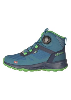 Trollkids Buty turystyczne &quot;Trollfjord Mid XT&quot; w kolorze niebieskim ze sklepu Limango Polska w kategorii Buty trekkingowe dziecięce - zdjęcie 186155598