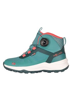Trollkids Buty turystyczne &quot;Trollfjord Mid XT&quot; w kolorze turkusowym ze sklepu Limango Polska w kategorii Buty trekkingowe dziecięce - zdjęcie 186155618