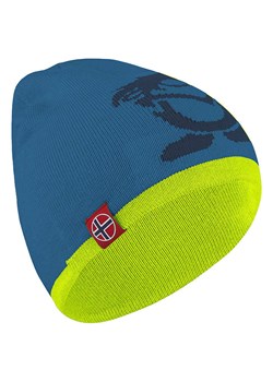 Trollkids Dwustronna czapka beanie &quot;Troll&quot; w kolorze niebiesko-zielonym ze sklepu Limango Polska w kategorii Czapki dziecięce - zdjęcie 186155707
