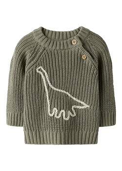 Lil Atelier Sweter &quot;Emlen&quot; w kolorze khaki ze sklepu Limango Polska w kategorii Odzież dla niemowląt - zdjęcie 186156449