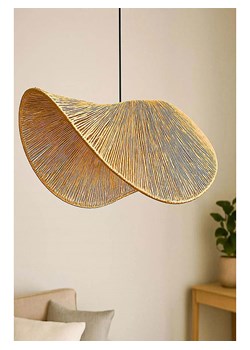 ABERTO DESIGN Lampa wisząca w kolorze beżowym - wys. 53 x Ø 50 cm ze sklepu Limango Polska w kategorii Oświetlenie - zdjęcie 186156669