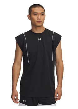 Under Armour Top sportowy w kolorze czarnym ze sklepu Limango Polska w kategorii T-shirty męskie - zdjęcie 186156746