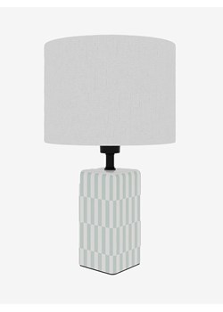 Potiron Paris Lampa stołowa &quot;Manet&quot; w kolorze biało-zielonym - wys. 28,5 x Ø 20 cm ze sklepu Limango Polska w kategorii Oświetlenie - zdjęcie 186156839