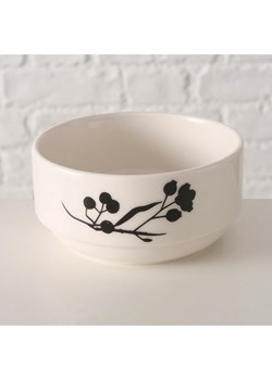 Boltze Miska &quot;Berries&quot; w kolorze biało-czarnym na musli - Ø 12 cm ze sklepu Limango Polska w kategorii Naczynia - zdjęcie 186157058