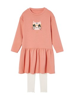 vertbaudet 2-częściowy zestaw w kolorze łososiowo-kremowym ze sklepu Limango Polska w kategorii Sukienki dziewczęce - zdjęcie 186157088