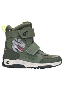 Kangaroos Kozaki zimowe &quot;K-MJ Luxor V RTX SL&quot; w kolorze khaki ze sklepu Limango Polska w kategorii Buty zimowe dziecięce - zdjęcie 186157668