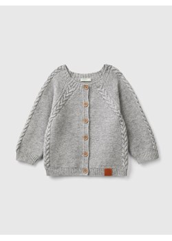 Benetton Kardigan w kolorze szarym ze sklepu Limango Polska w kategorii Odzież dla niemowląt - zdjęcie 186158038