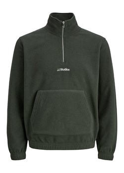 Jack &amp; Jones Bluza polarowa w kolorze khaki ze sklepu Limango Polska w kategorii Bluzy męskie - zdjęcie 186158396