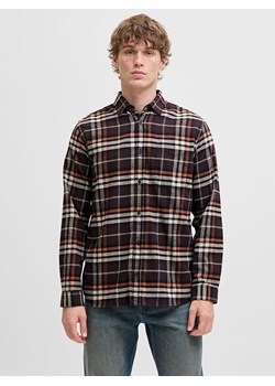 Jack &amp; Jones Koszula &quot;James&quot; w kolorze czarno-pomarańczowo-kremowym ze sklepu Limango Polska w kategorii Koszule męskie - zdjęcie 186158397