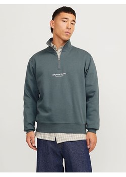 Jack &amp; Jones Bluza w kolorze niebieskim ze sklepu Limango Polska w kategorii Bluzy męskie - zdjęcie 186159556