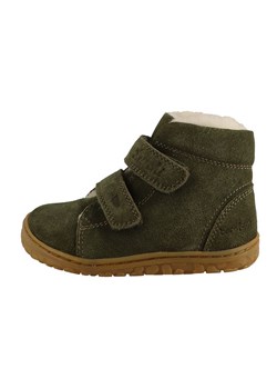 Lurchi Skórzane buty &quot;Nik&quot; w kolorze khaki do chodzenia na boso ze sklepu Limango Polska w kategorii Buciki niemowlęce - zdjęcie 186160056