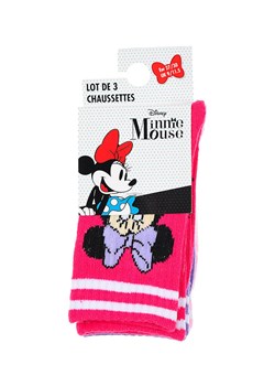 Disney Minnie Mouse Skarpety &quot;Minnie&quot; w kolorze różowo-białym ze sklepu Limango Polska w kategorii Skarpetki dziecięce - zdjęcie 186160366