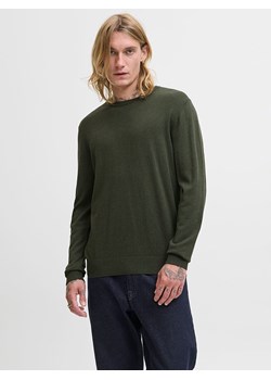 Jack &amp; Jones Sweter w kolorze ciemnozielonym ze sklepu Limango Polska w kategorii Swetry męskie - zdjęcie 186160429