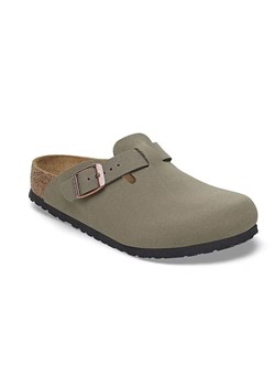 Birkenstock Skórzane chodaki &quot;Boston&quot; w kolorze szarym ze sklepu Limango Polska w kategorii Klapki dziecięce - zdjęcie 186160776