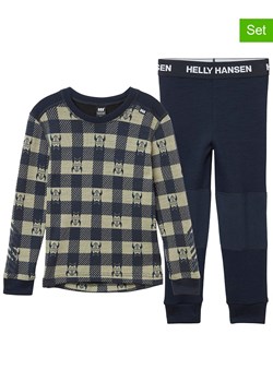 Helly Hansen 2-częściowy zestaw bielizny funkcyjnej w kolorze beżowo-granatowym - id: 17685728 - marki Helly Hansen - 186160958 Helly Hansen 2-częściowy zestaw bielizny funkcyjnej w kolorze beżowo-granatowym ze sklepu Limango Polska w kategorii Piżamy dziecięce - zdjęcie 186160958