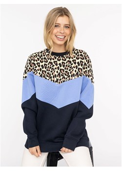 Zwillingsherz Bluza &quot;Konny&quot; w kolorze granatowo-błękitnym ze sklepu Limango Polska w kategorii Bluzy damskie - zdjęcie 186161046