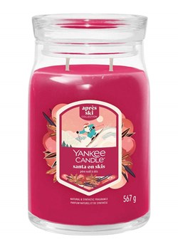 Yankee Candle Świeca zapachowa &quot;Santa on Skis&quot; - 567 g ze sklepu Limango Polska w kategorii Świece i dyfuzory - zdjęcie 186161366